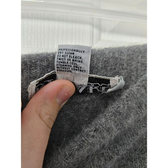 Richard And Company Size Large Gray Skirt Wool/Angora Blend - Picture 2 of 3